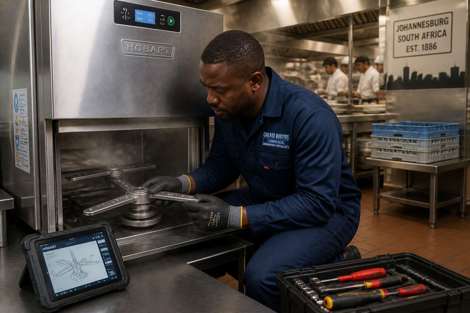 industrial dishwasher repair Johannesburg